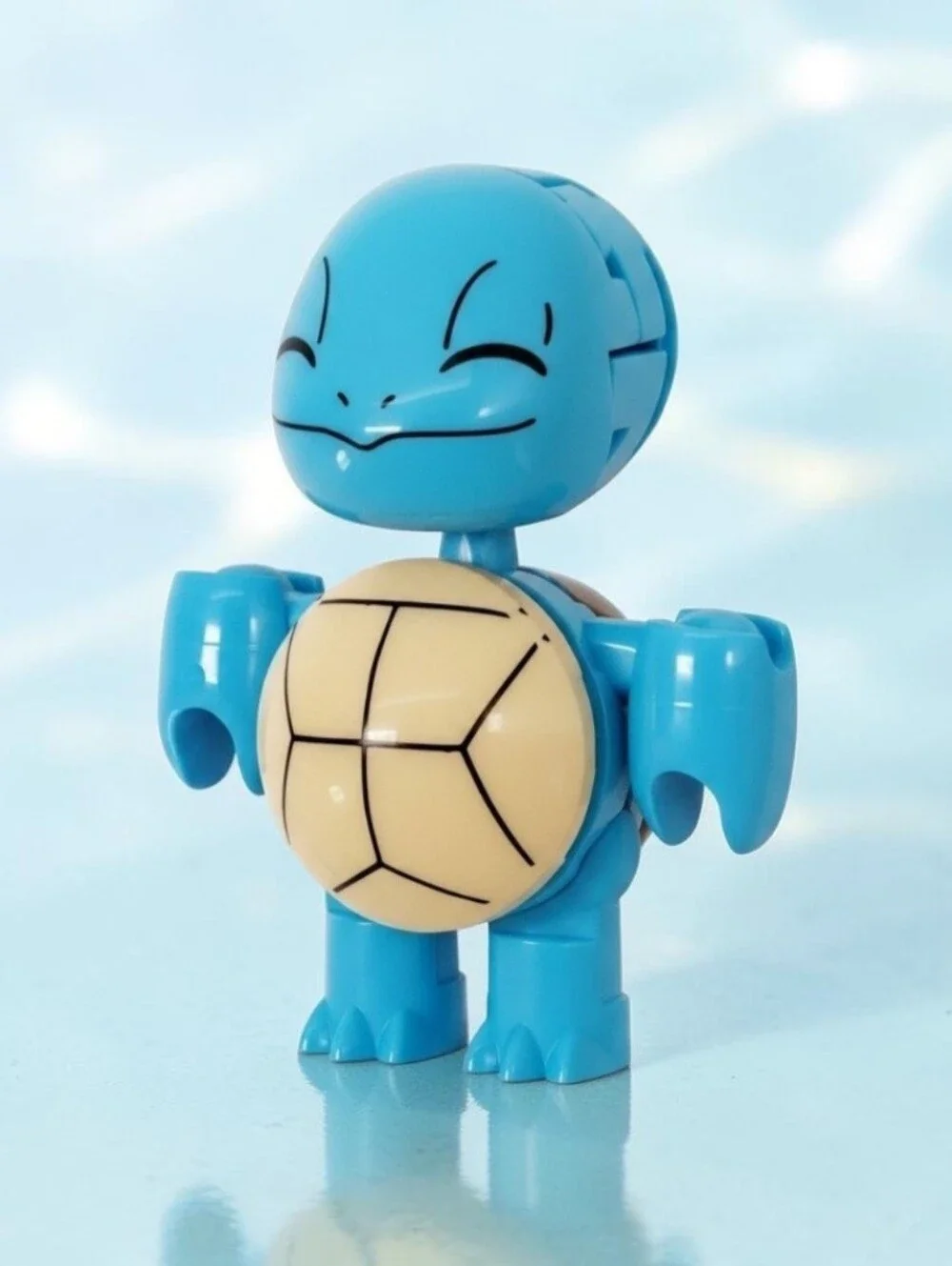 SQUIRTLE Only From MEGA Construx - Pokemon Pokeball Evergreen Set- NO Pokeball.